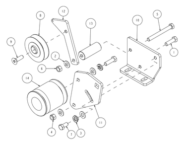 Section 07 Diagram and Parts List for MK-4020KB 167420-20 MK Diamond Concrete Saw